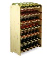 Weinregal für 42  Flaschen RW31_42 (87,2x63,2x24,7 cm), unbehandelt